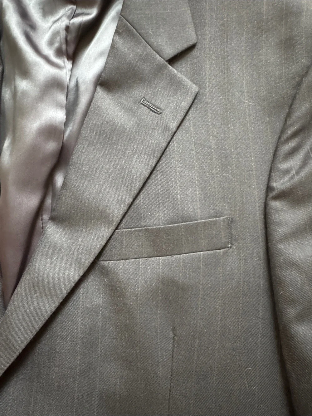 Jos. A. Bank Navy Two-Button Pinstripe Suit Jacket